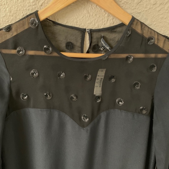 Madewell Broadway and Broome black silk dress - Picture 3 of 7